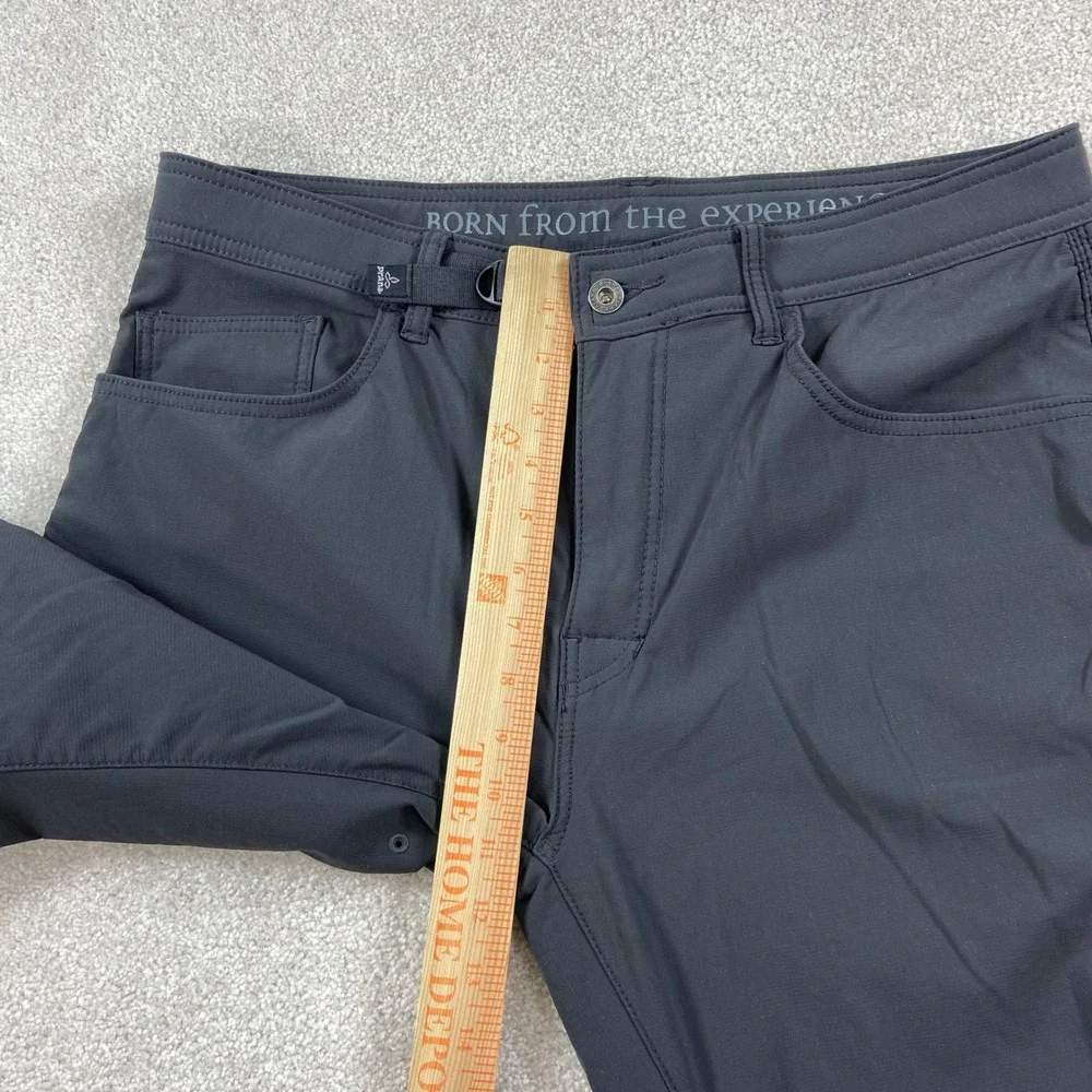 Prana Zion Cargo Pants Mens 36x30 Black Fleece Lined Hiking Outdoor M41173008